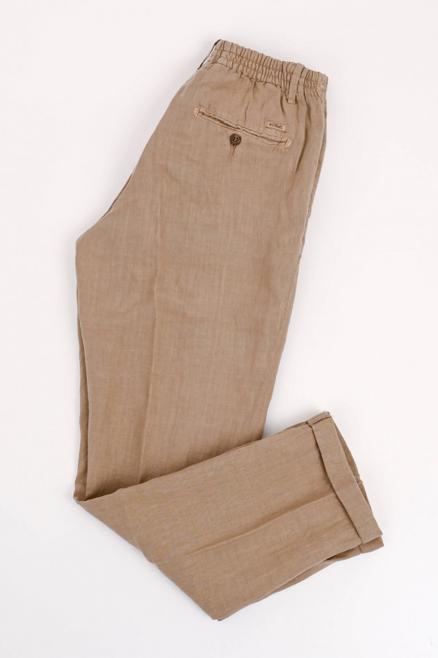 40Weft Chino COACH aus Leinen in Beige