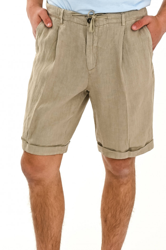 40Weft Leinen Shorts COACHBE in Beige