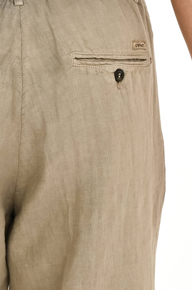 40Weft Leinen Shorts COACHBE in Beige