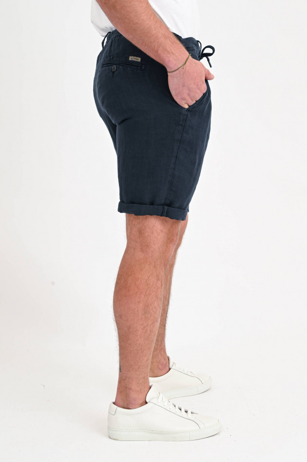 40Weft Leinen-Shorts COACHBE in Navy