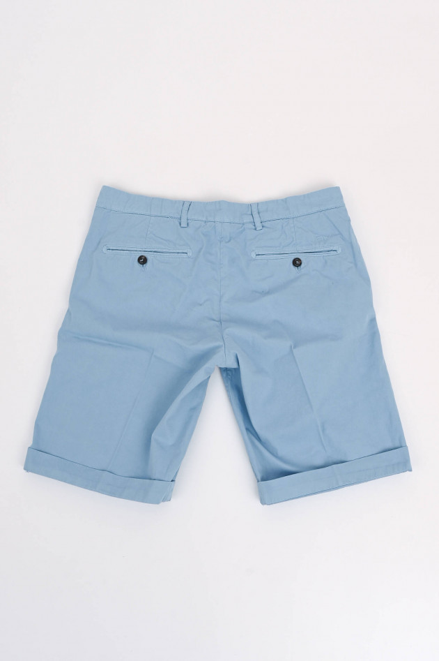 40Weft Bermuda-Shorts aus Baumwolle in Hellblau