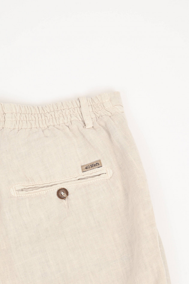 40Weft Leinen-Shorts COACHBE in Natur