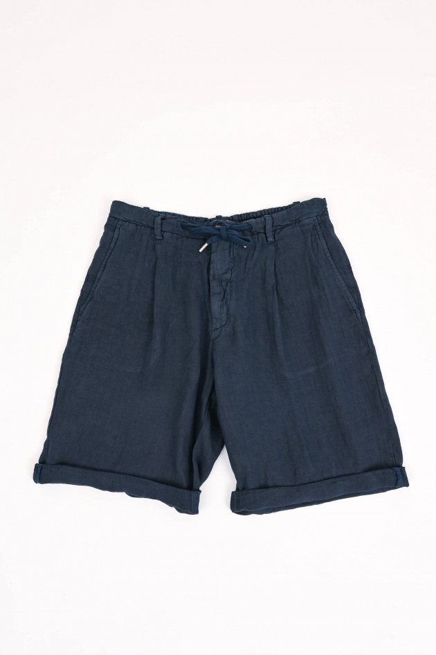 40Weft Leinen-Shorts COACHBE in Navy