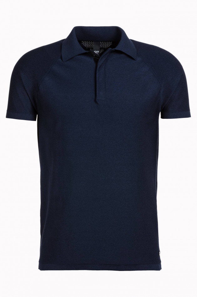 AlphaTauri Technical Polo FENZI in Navy