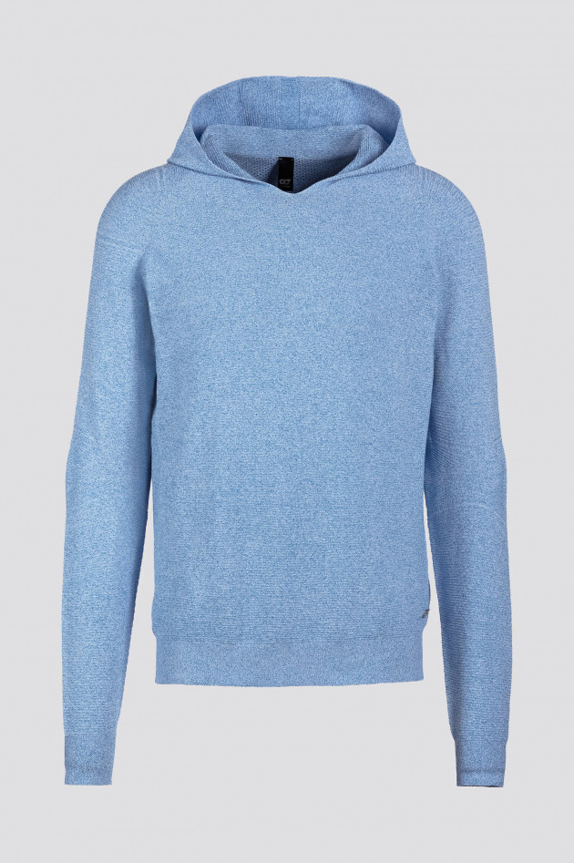 AlphaTauri Sportiver Hoodie in Hellblau