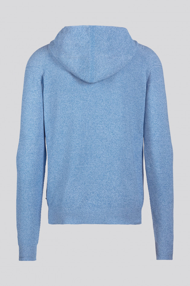 AlphaTauri Sportiver Hoodie in Hellblau