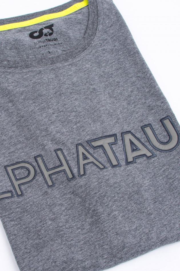 AlphaTauri T-Shirt JANOS in Mittelgrau