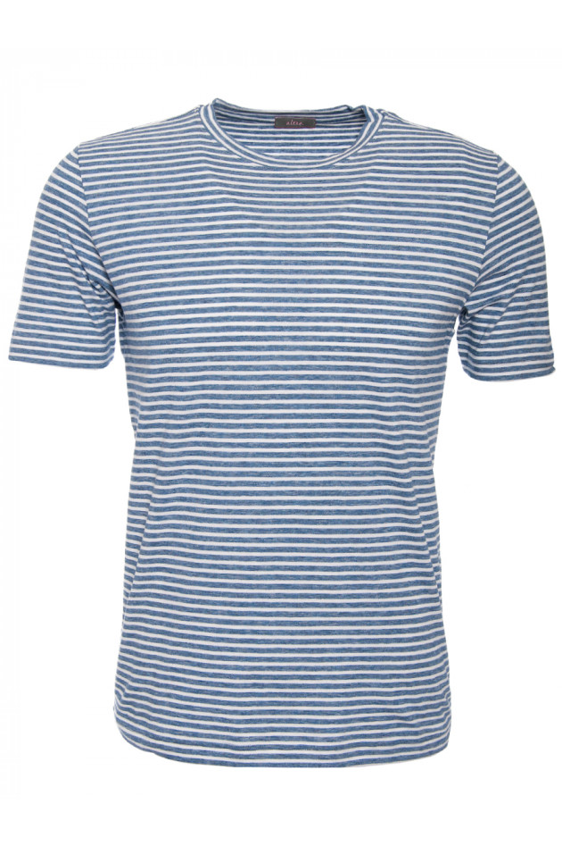 T-Shirt Blau/Weiß