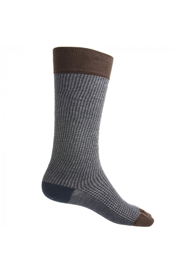 Altea Socken Blau/Braun