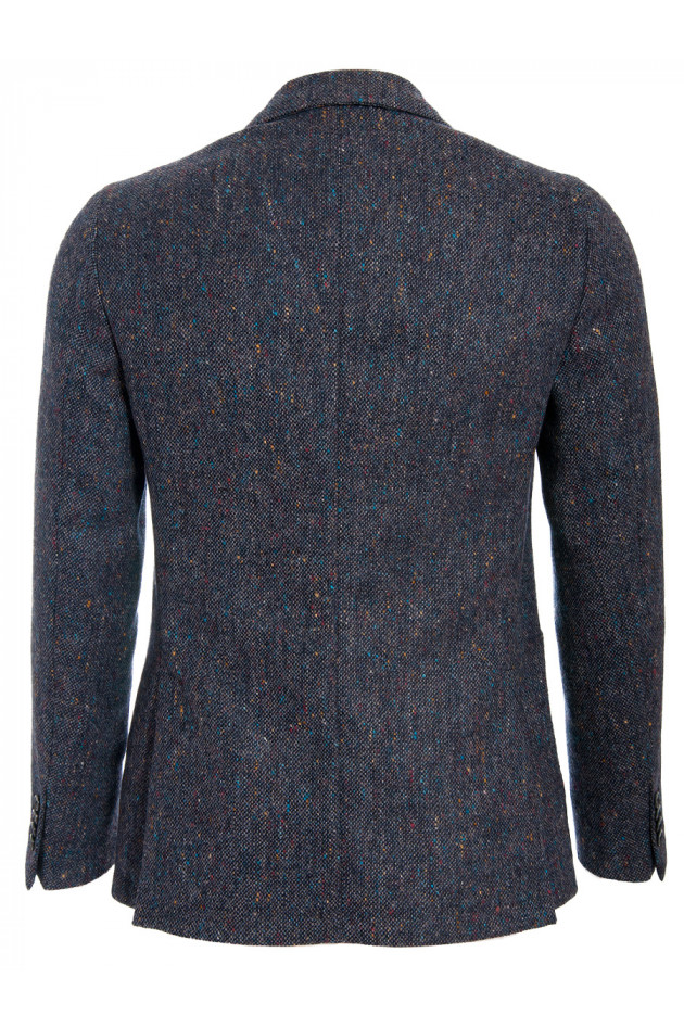 Tweed Sakko Blau