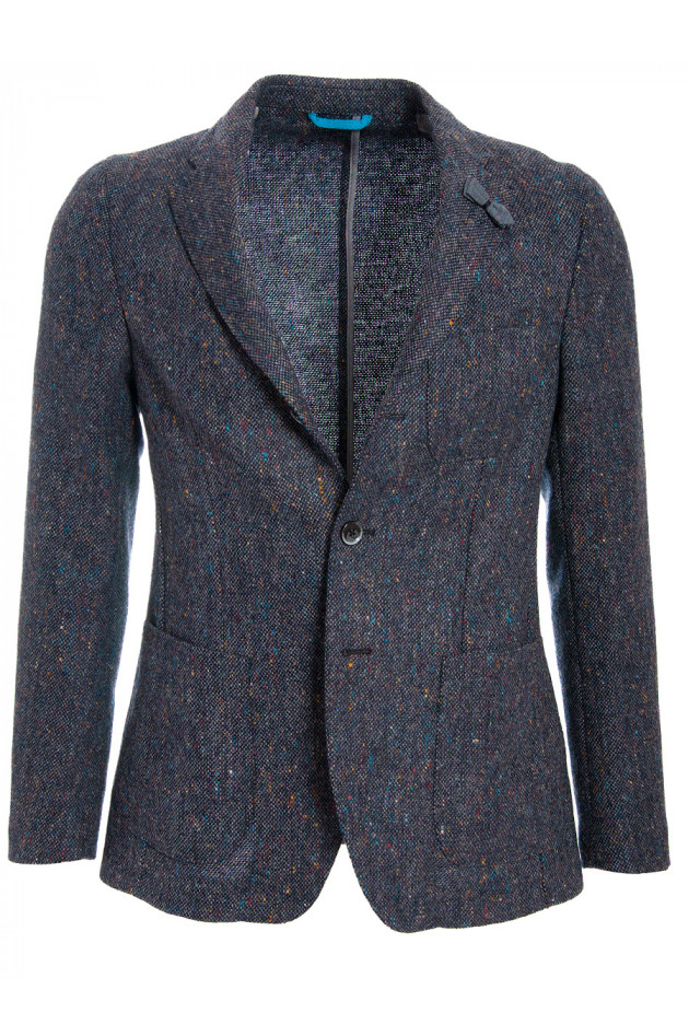 Tweed Sakko Blau