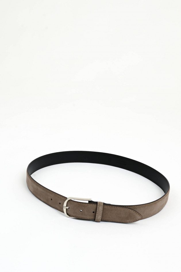 Andrea Damico Gürtel aus Leder in Taupe