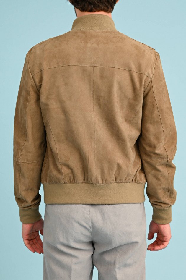 Andrea Damico Lederjacke COLIN in Walnuss