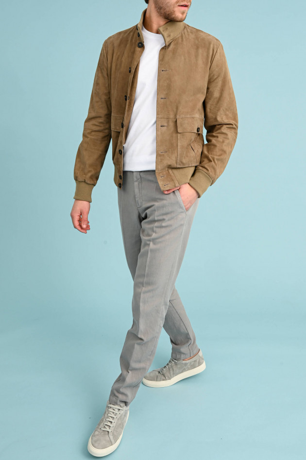 Andrea Damico Lederjacke COLIN in Walnuss