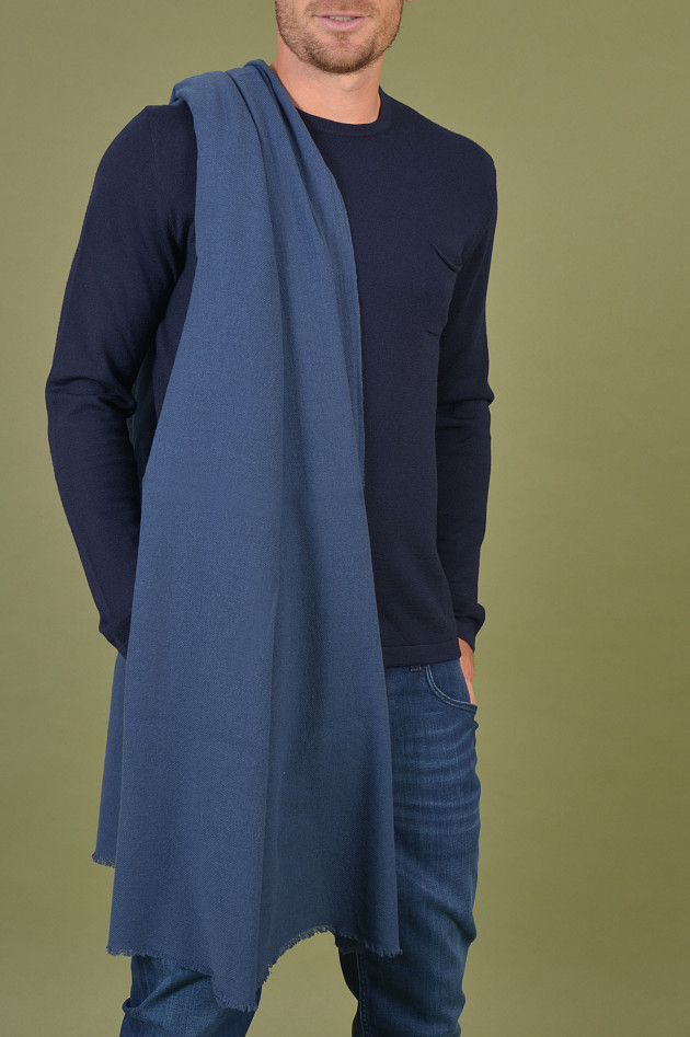 andrea's 1947 Schal aus Cashmere in Marine