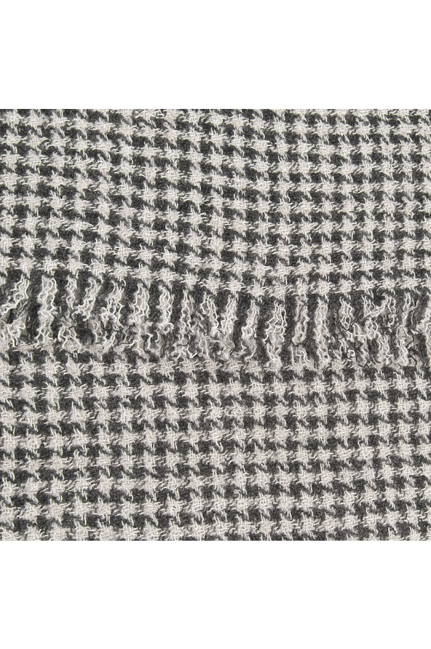 Andreas Kaschmirschal Schwarz/Weiß mit Hahnentrittmuster