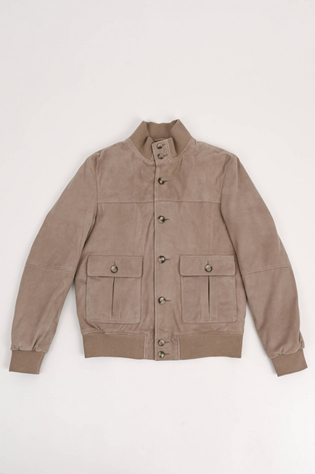 Arma  Lederjacke SPIKE in Taupe
