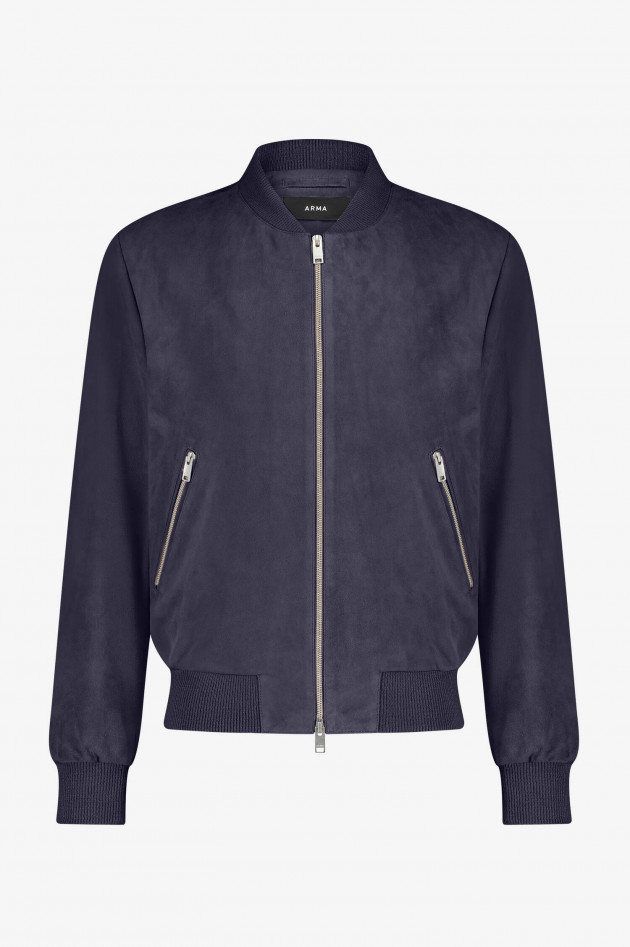 Arma  Blouson DIDIER aus Ziegenleder in Navy