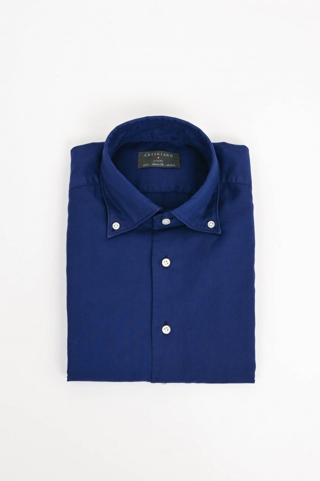 Artigiano Oxford Hemd in Tintenblau