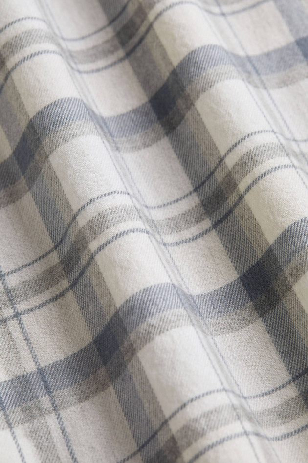 Artigiano Button-Down Hemd in Grau/Greige