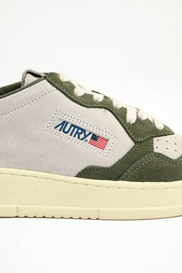Autry Sneaker MEDALIST LOW in Weiß/Grün/Limette