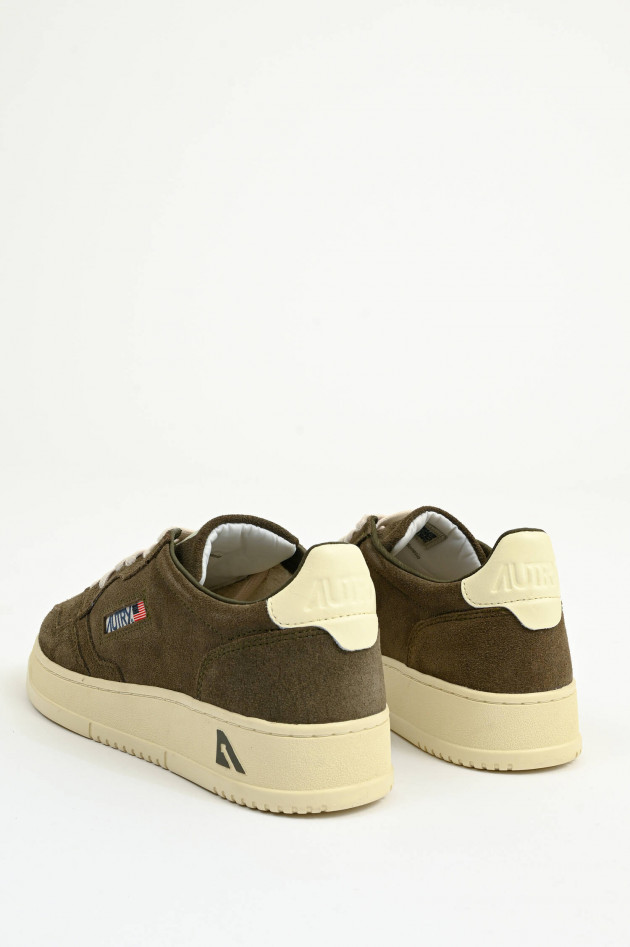 Autry Rauleder-Sneaker MEDALIST LOW in Oliv