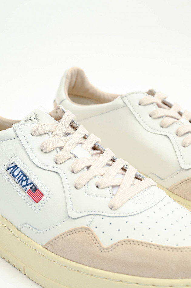 Autry  Sneaker MEDALIST LOW in Weiß/Beige