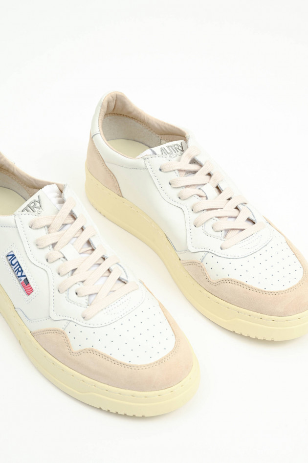 Autry  Sneaker MEDALIST LOW in Weiß/Beige
