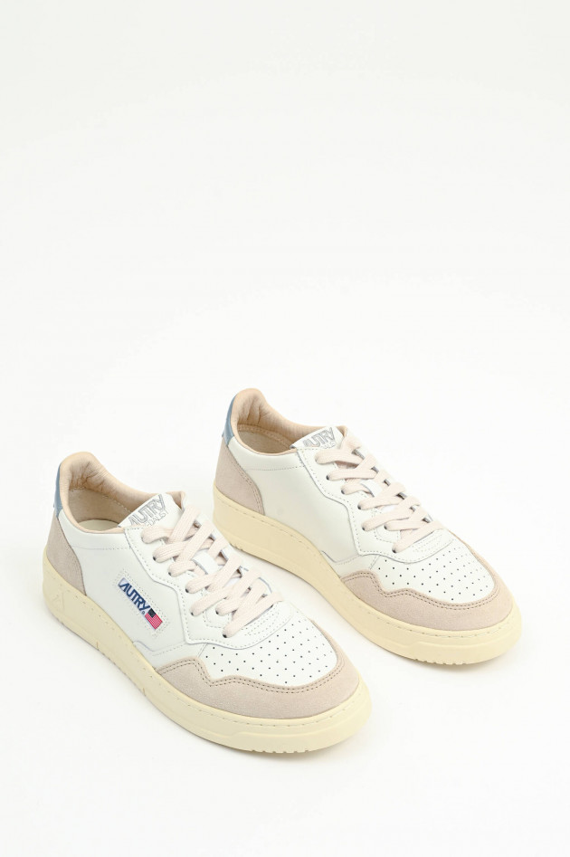 Autry  Sneaker MEDALIST LOW in Weiß/Blau