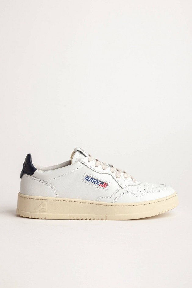 Autry Sneaker MEDALIST LOW CLASSIC in Weiß/Navy