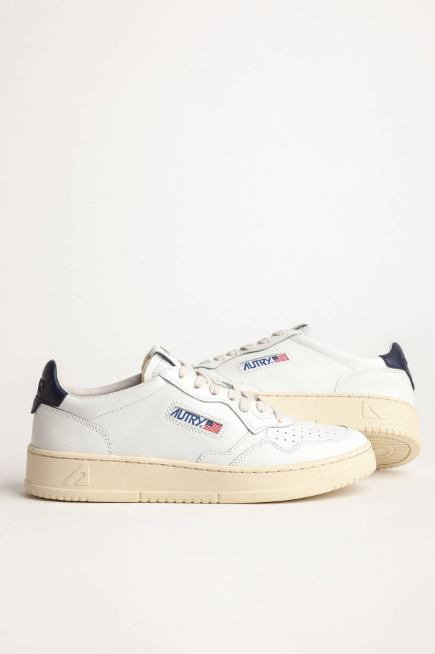 Autry Sneaker MEDALIST LOW CLASSIC in Weiß/Navy