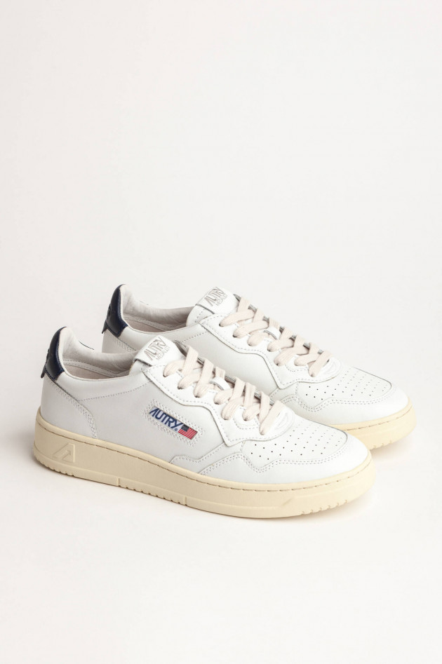 Autry Sneaker MEDALIST LOW CLASSIC in Weiß/Navy