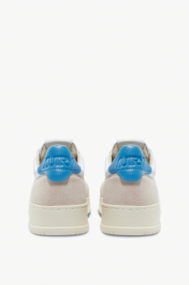 Autry Sneaker MEDALIST LOW in Weiß/Beige/Blau