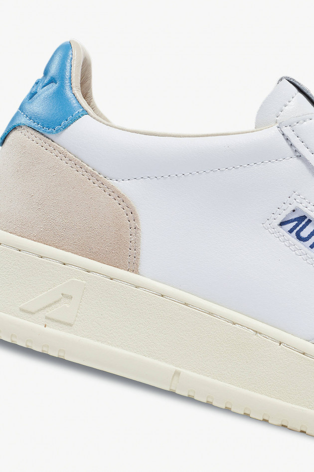 Autry Sneaker MEDALIST LOW in Weiß/Beige/Blau