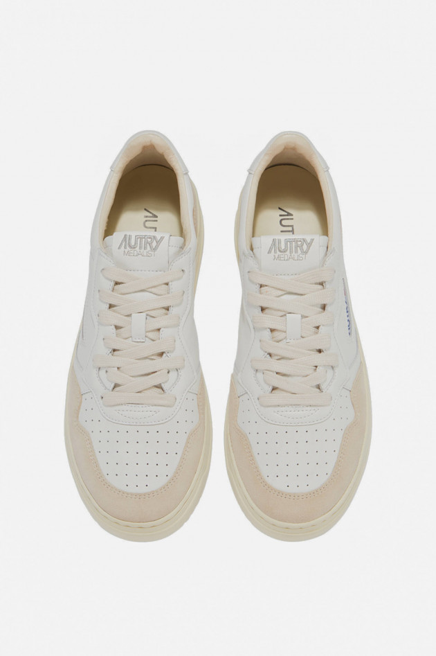 Autry Sneaker MEDALIST LOW in Weiß/Beige