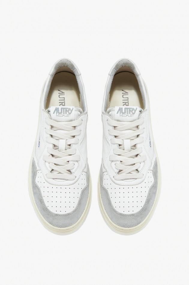 Autry Sneaker MEDALIST LOW CLASSIC in Weiß/Grau
