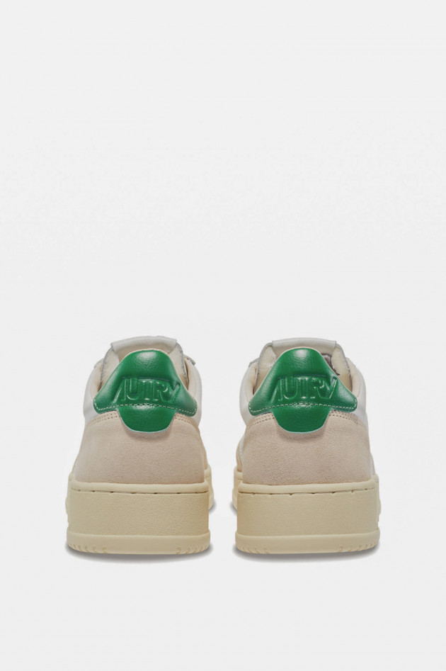 Autry Leder-Sneaker MEDALIST in Weiß/Nude/Grün