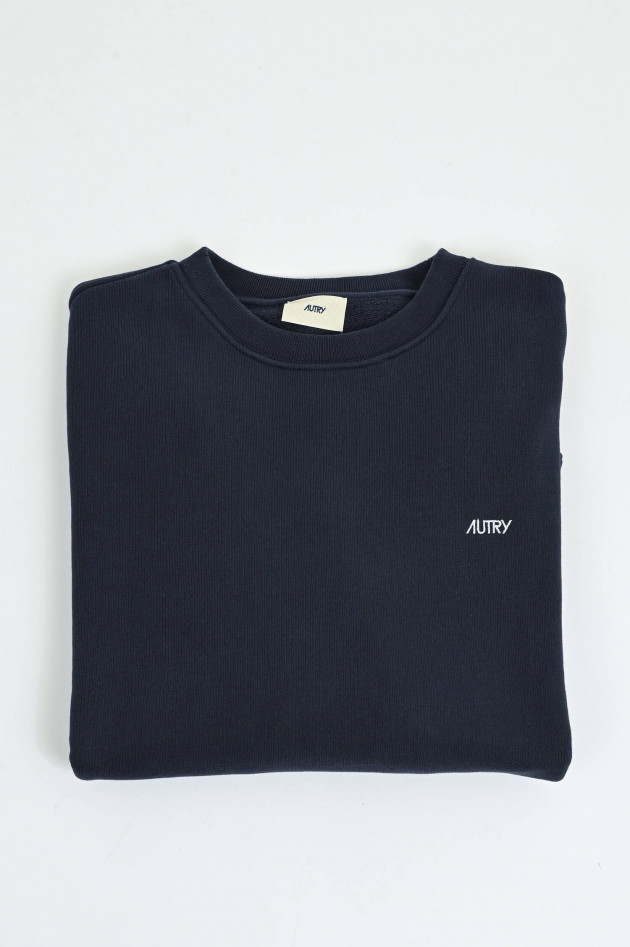Autry Sweatshirt aus Baumwolle in Navy