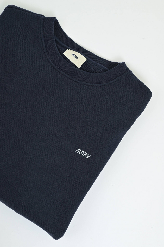 Autry Sweatshirt aus Baumwolle in Navy