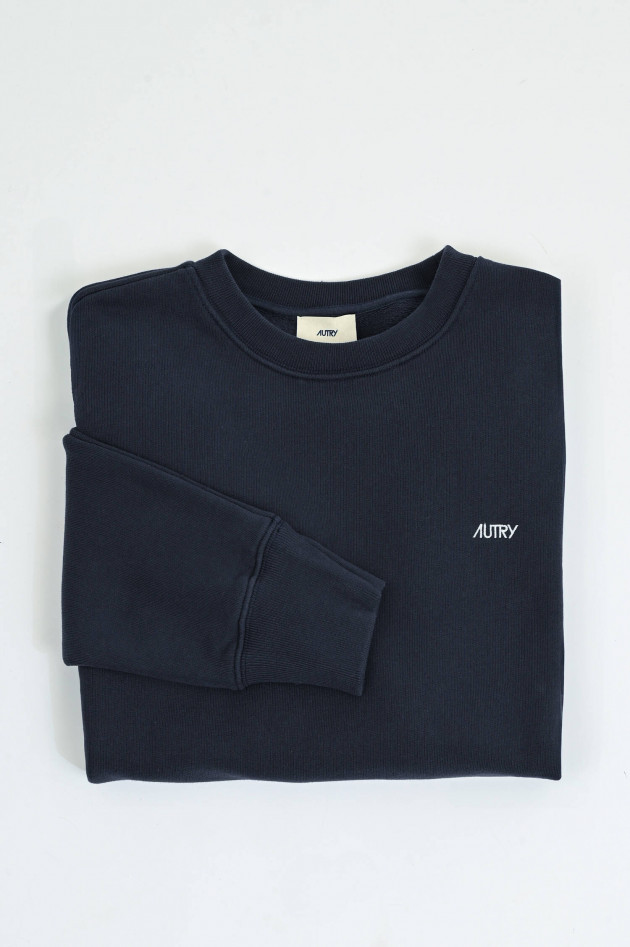 Autry Sweatshirt aus Baumwolle in Navy