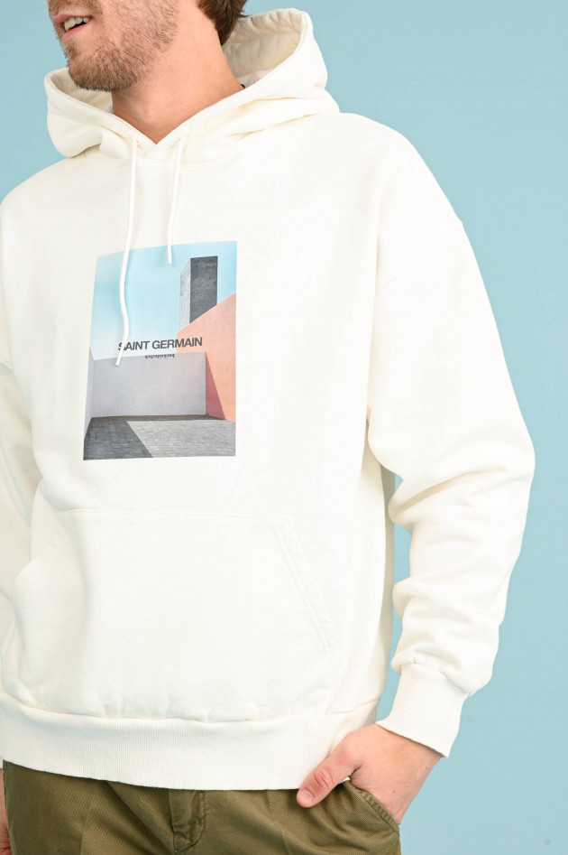 Backsideclub Hoodie FUTURE RAID in Weiß