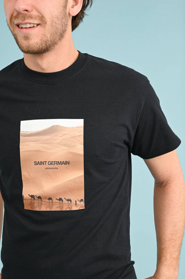 Backsideclub T-Shirt SAND DUNE in Schwarz