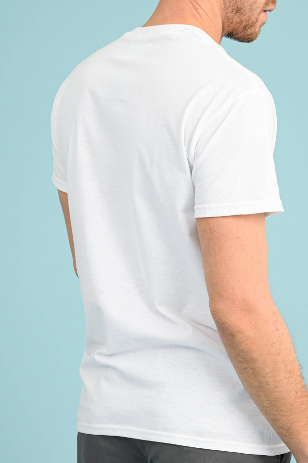 Backsideclub T-Shirt EAST COURT in Weiß