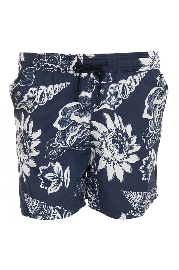 Etro Badehose in Blau gemustert