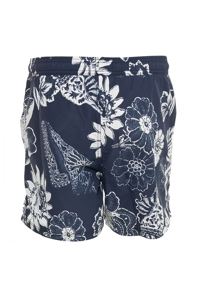 Etro Badehose in Blau gemustert