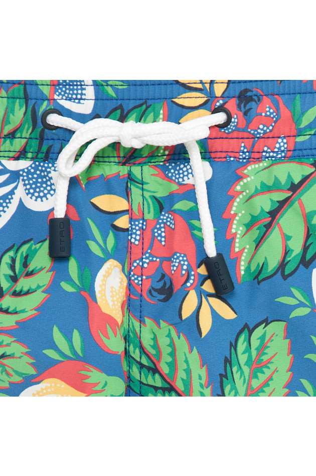 Etro Badehose in Blau gemustert