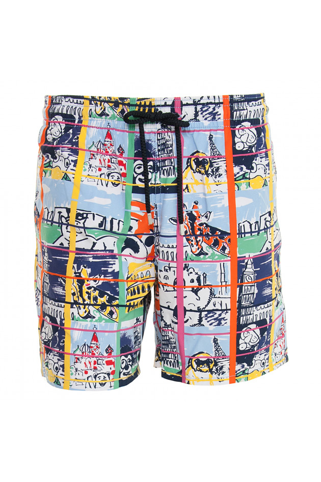 Vilebrequin Badehose in Bunt gemustert