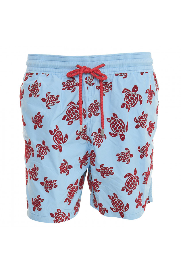 Vilebrequin Badehose in Hellblau/Rot