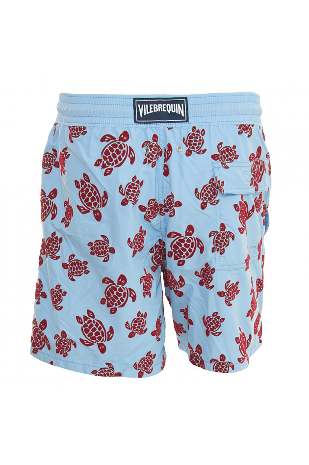 Vilebrequin Badehose in Hellblau/Rot