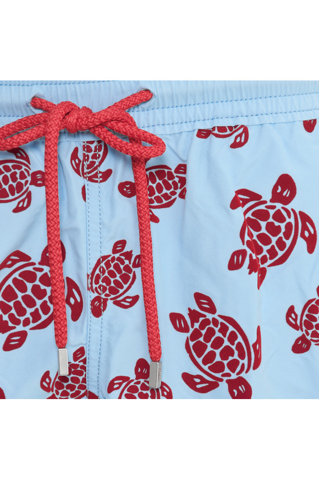 Vilebrequin Badehose in Hellblau/Rot